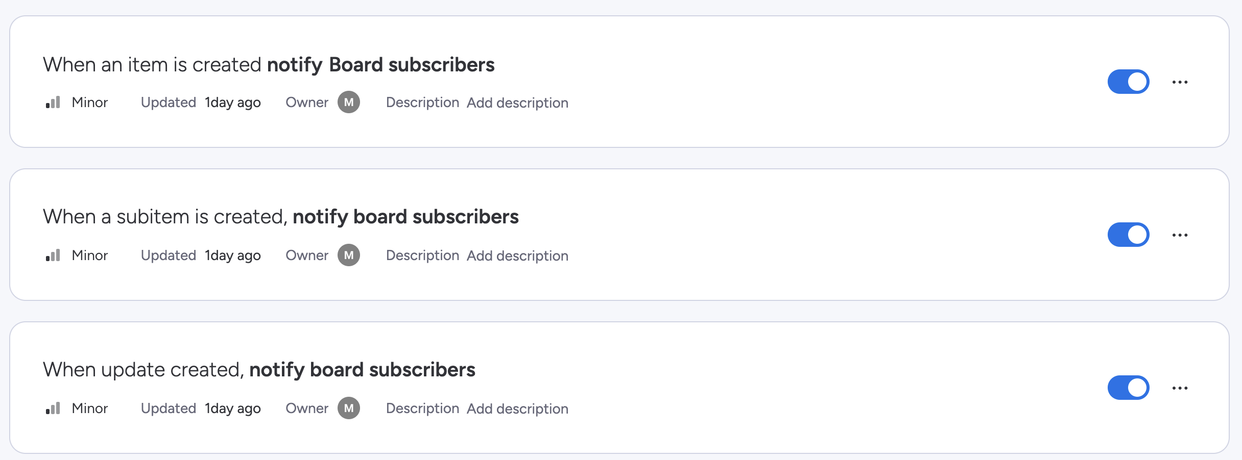 Customer Voice notifications